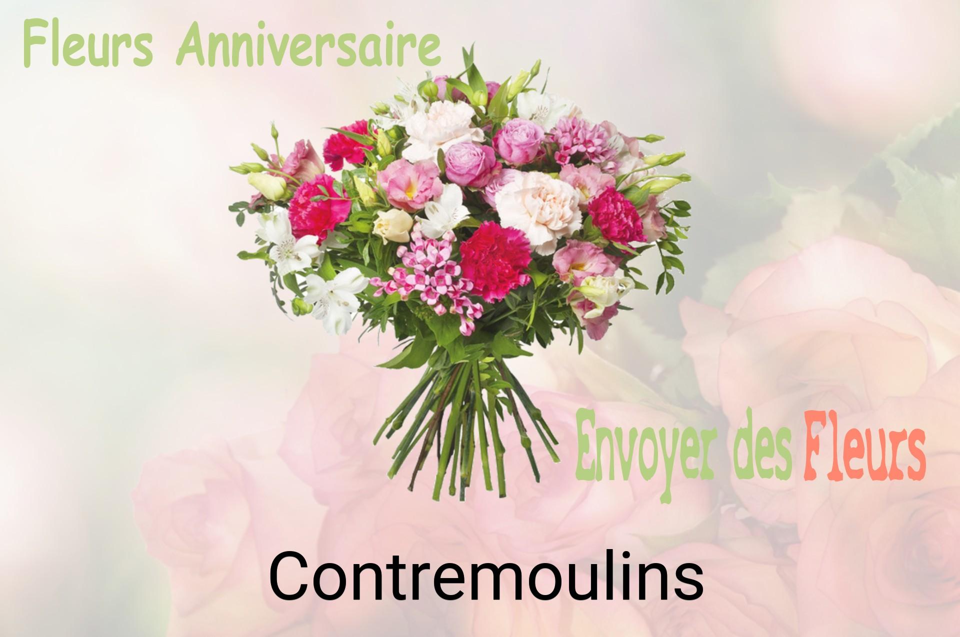 Bouquet de fleurs d’anniversaire livré à Contremoulins